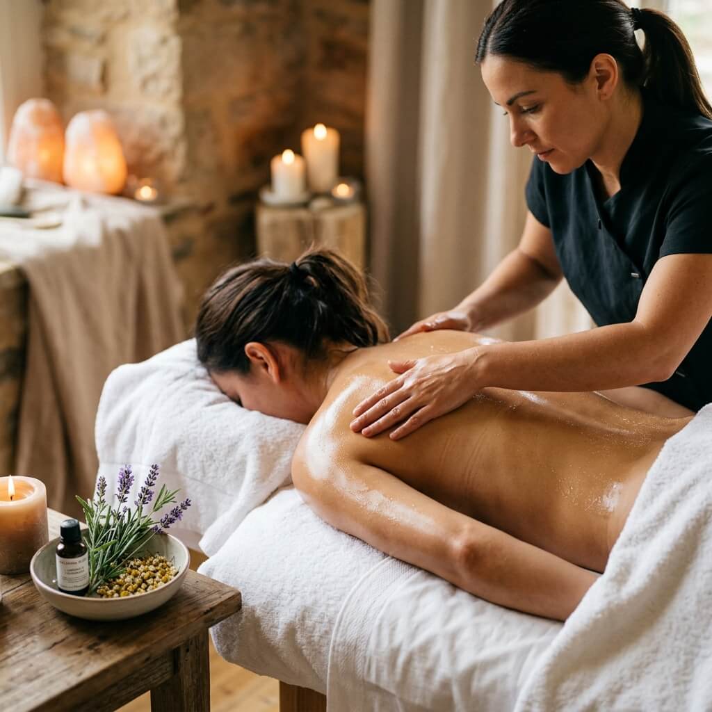 Masaż relaksacyjny z aromaterapią